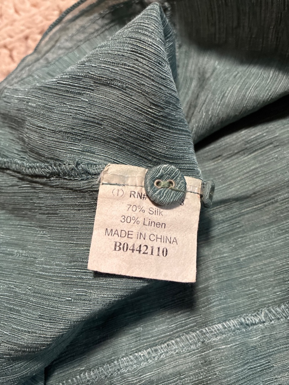 Silk & Cotton Lagenlook jacket - Picture 8 of 9